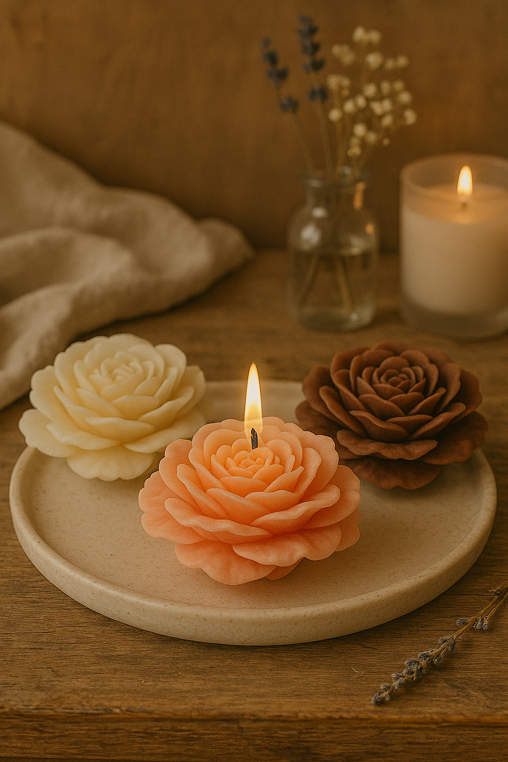 Peony Rose Candle
